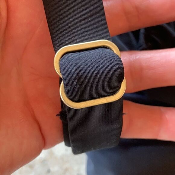 Land’s End Plus Size tankini V Neck wrap adjustable straps underwire blk Various - Picture 5 of 5